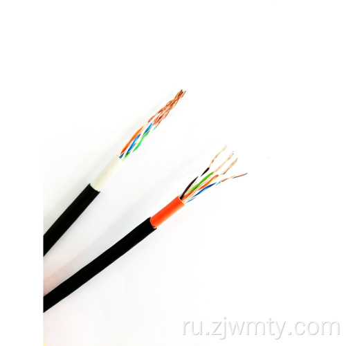 Утвержденный CPR сетевой кабель cat6 23awg, медь